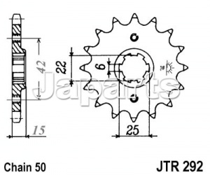 JT Front Sprocket 292.16