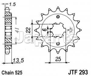 JT Front Sprocket 293.14