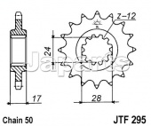 JT Front Sprocket 295.15