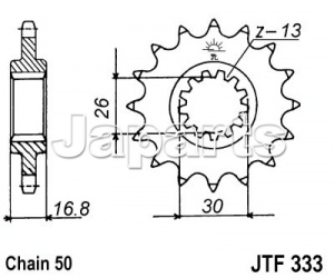 JT Front Sprocket 333.15