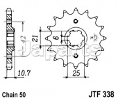 JT Front Sprocket 338.16