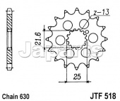 JT Front Sprocket 518.15