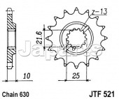 JT Front Sprocket 521.15