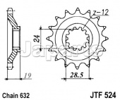 JT Front Sprocket 524.15