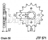 JT Front Sprocket 571.16