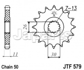 JT Front Sprocket 579.14