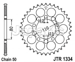 JT Rear Sprocket 1334.36