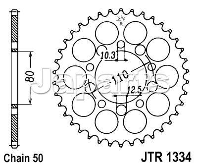 JT Rear Sprocket 1334.45