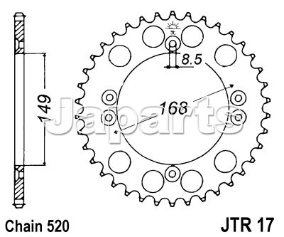 JT Rear Sprocket 1792.42