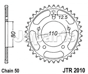 JT Rear Sprocket 2010.40