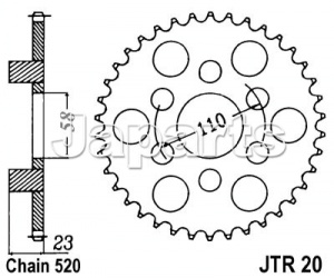 JT Rear Sprocket 2011.42