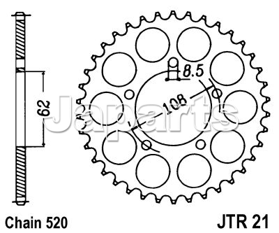 JT Rear Sprocket 215.50