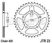 JT Rear Sprocket 23.47