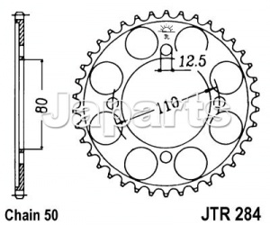 JT Rear Sprocket 284.38