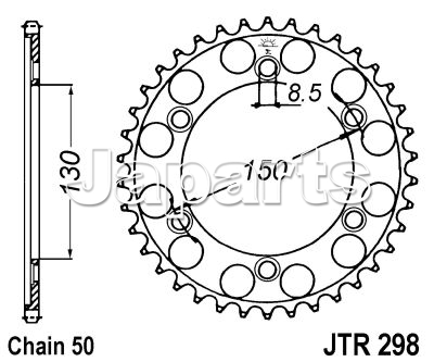 JT Rear Sprocket 298.40