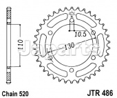 JT Rear Sprocket 486.38