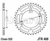JT Rear Sprocket 498.38