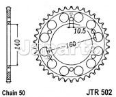 JT Rear Sprocket 502.42