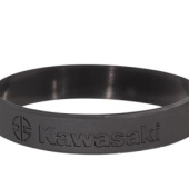 Kawasaki Silicone Wristband Black