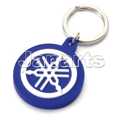 TUNING FORK PVC KEYCHAIN BLUE