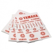Yamaha Sticker Vel Rood