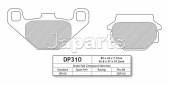 DP 310 REMBLOKKEN V+A DIV oude Kawasaki & Suzuki modellen