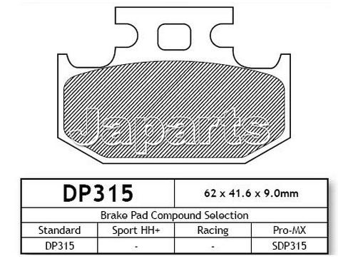 DP 315 REMBLOKKEN A