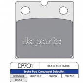 DP 701 REMBLOKKEN A+V (FOR STAINLESS STEEL DISCS O